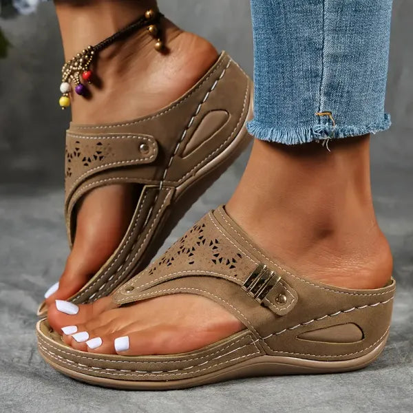 Poppy | Women's Orthopedic Wedge Comfort Sandals