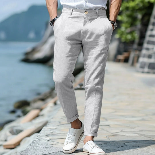 Stephen | Linen casual pants