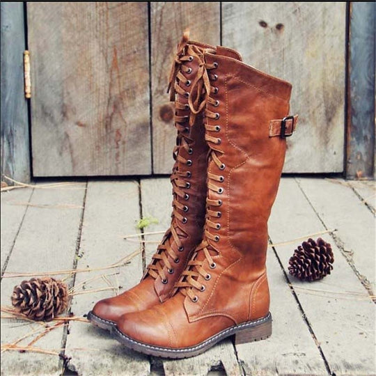 Tahlia | Leather boots for women