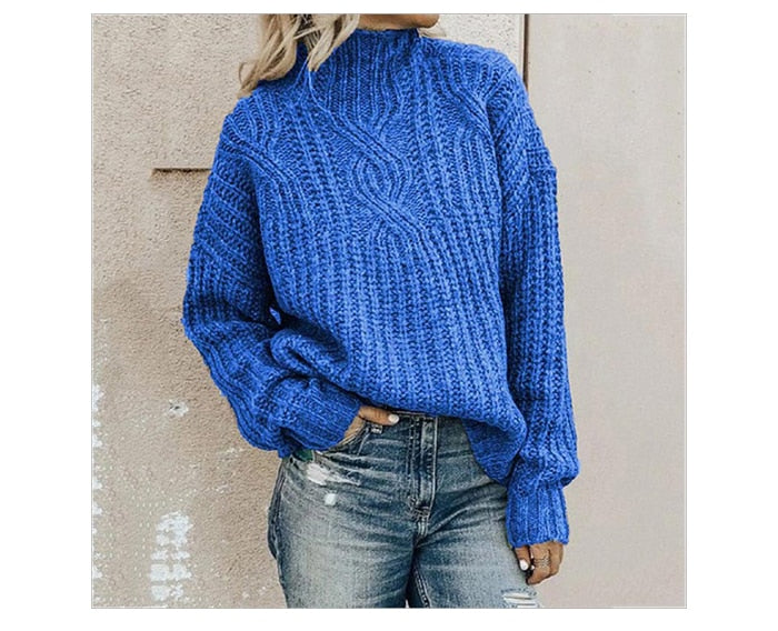 Cozy Cable Knit Sweater for Women