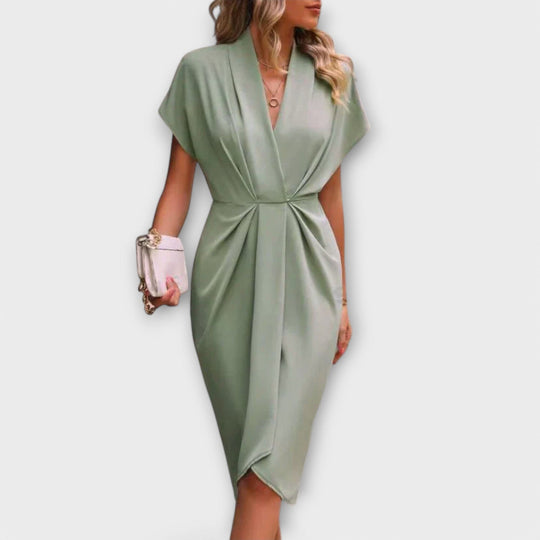 Elegant Midi Cocktail Dress for Women