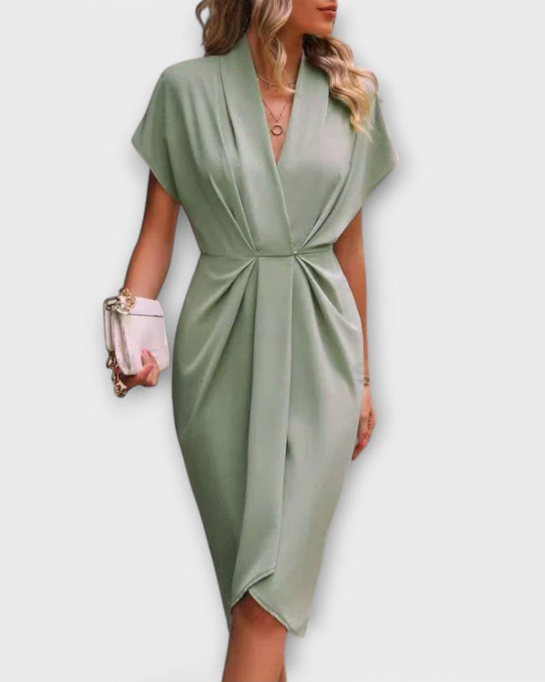 Elegant Midi Cocktail Dress for Women