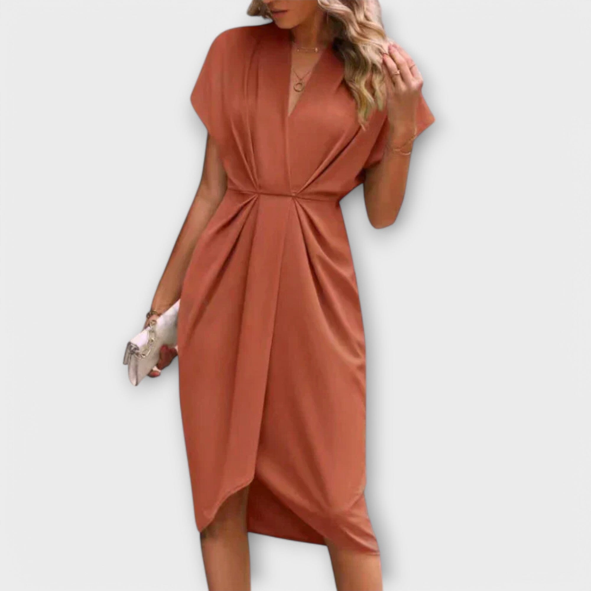 Elegant Midi Cocktail Dress for Women