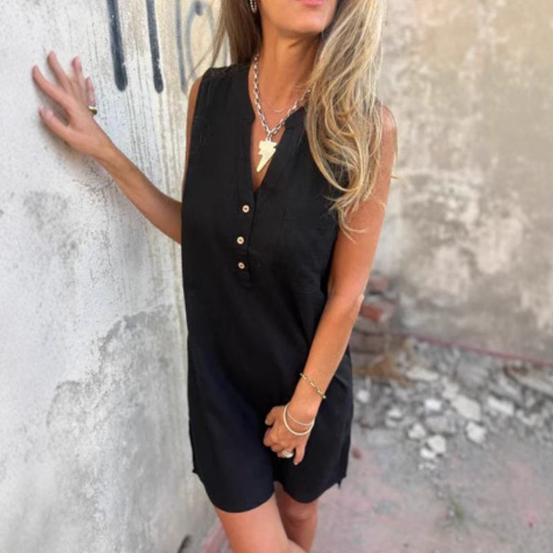 Charlotte | Timeless Sleeveless Dress with Elegant Design