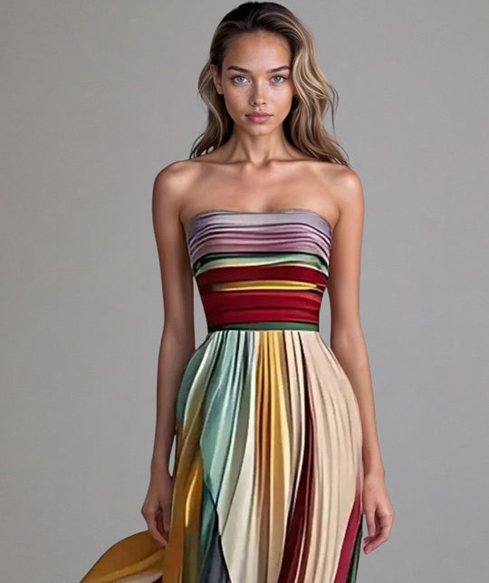 Flora | Bright Sleeveless Dress