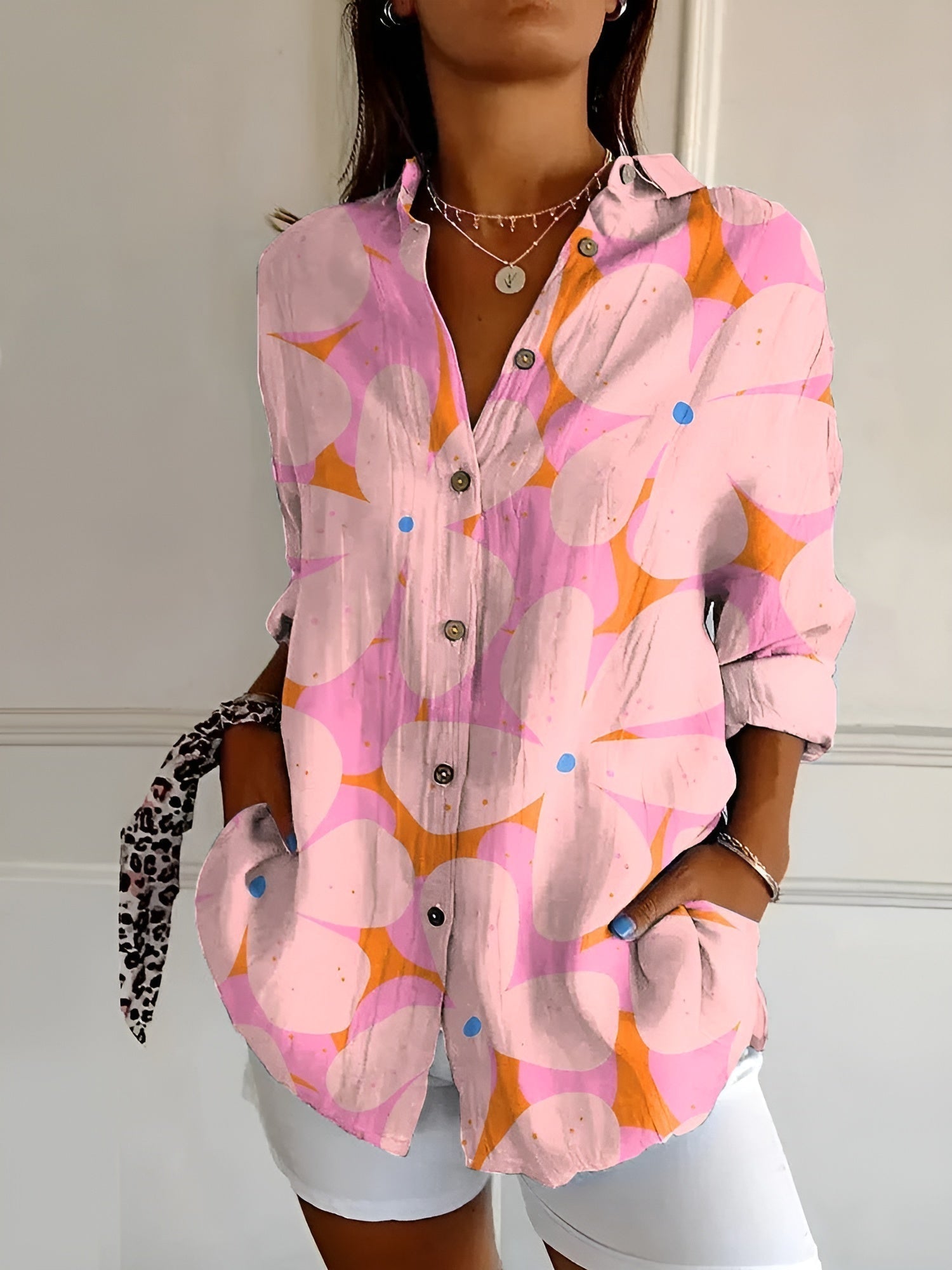 Amara | Lightweight Satin Look Top