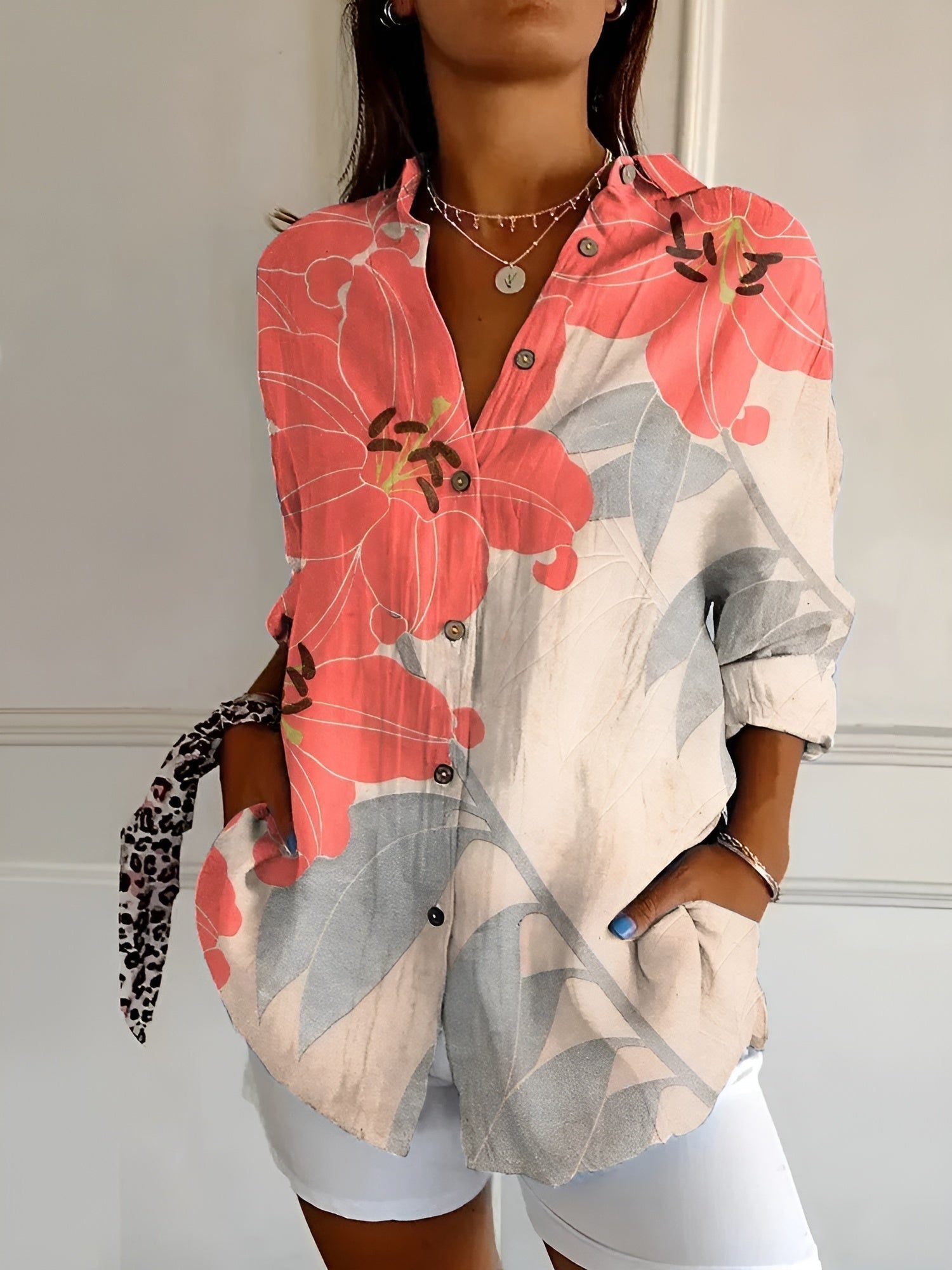 Amara | Lightweight Satin Look Top