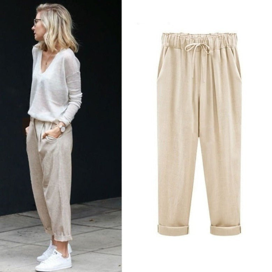 Freya | Casual-Style Linen Pants for Women