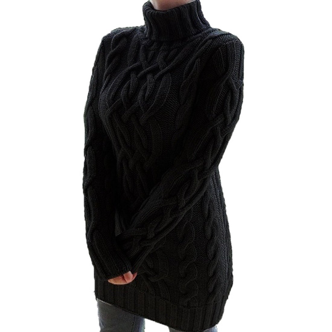 Stylish Knitted Dress for Warmth