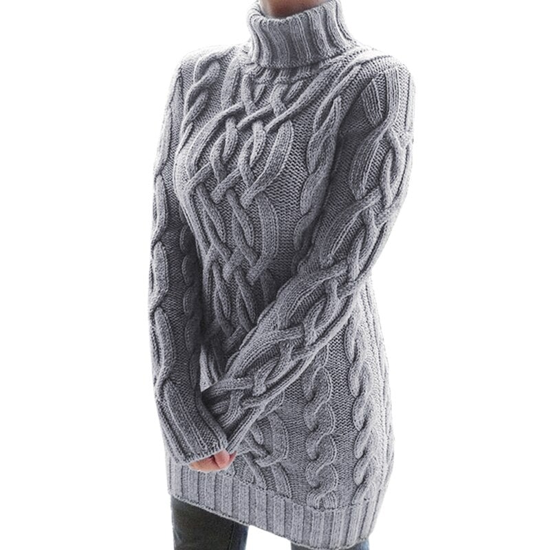 Stylish Knitted Dress for Warmth