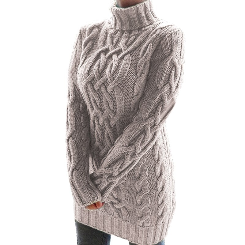 Stylish Knitted Dress for Warmth